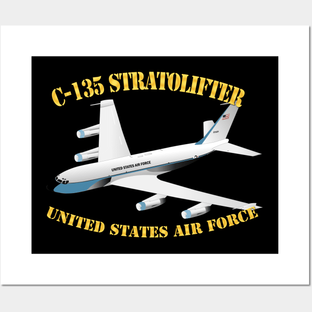 USAF - C-135 Stratolifter Wall Art by twix123844